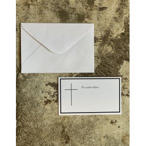 En sidste hilsen - med kuvert