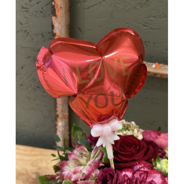 Love You Mini Ballon p� pind