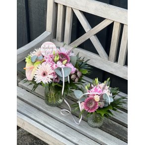 Mor/Barn Buket i vaser PIGE 